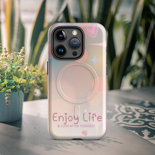 Love Yourself, Self-Care MagSafe® Tough Case for iPhone 15 Pro Front image